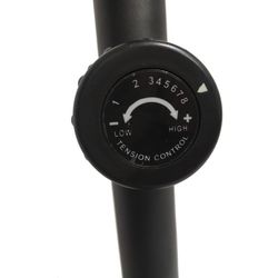 Bicicleta estática magnética con pulsómetro en manilla y pantalla LCD, 77 x 46 x 120 cm, de acero en negro | Colección Serie 500