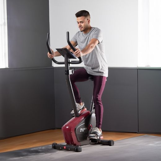 Stationärfahrrad mit 5 kg Schwungrad, 7 Funktionen und LCD-Anzeige | Kollektion Siluet B0003S