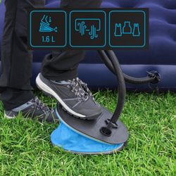 Pompa a Pedale Bestway Air Step 31x22x75 cm con 3 Adattatori
