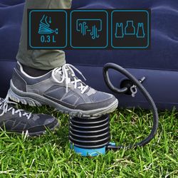 Pompa a Pedale Bestway Air Step con 3 Adattatori e Tubo Flessibile 80 cm