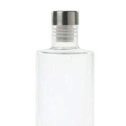 Bottiglia da 1 l., 8 x 8 x 29,5 cm, in vetro trasparente | Collezione Round