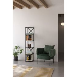 Butaca, 70 x 61 x 72,5 cm, de tejido en verde | Colección Aruni