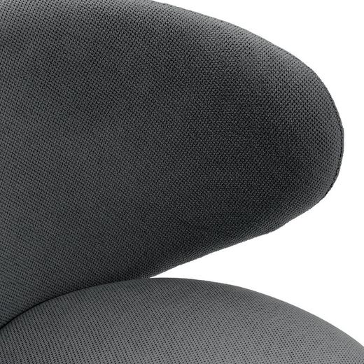 Butaca, 76 x 73 x 77 cm, de tejido en gris oscuro | Colección Rush