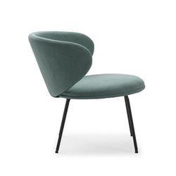 Poltrona, 76 x 73 x 77 cm, in tessuto verde | Collezione Rush