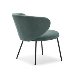 Poltrona, 76 x 73 x 77 cm, in tessuto verde | Collezione Rush
