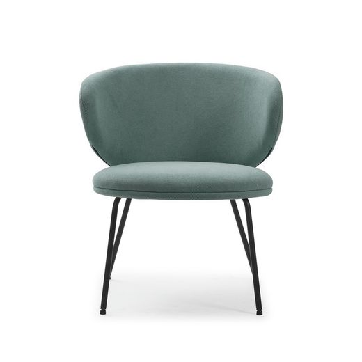 Poltrona, 76 x 73 x 77 cm, in tessuto verde | Collezione Rush