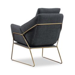 Butaca, 78  x  78  x  77 cm, tapizada antracita  |  Colección Tuy