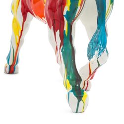 Caballo, 75 x 26 x 53 cm, de poliresina multicolor