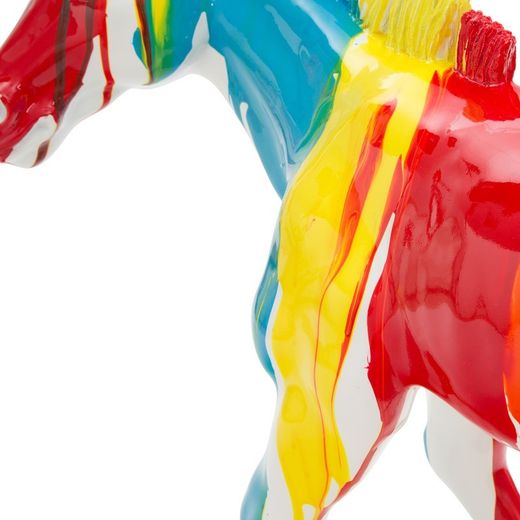 Caballo, 75 x 26 x 53 cm, de poliresina multicolor