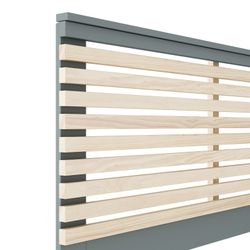 Testiera, 146 x 5 x 100 cm, in legno di pino verde e naturale | Collezione Pisco