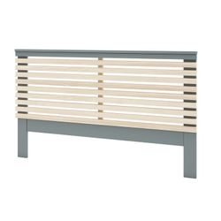 Testiera, 163 x 5 x 100 cm, in legno di pino verde e naturale | Collezione Estefania