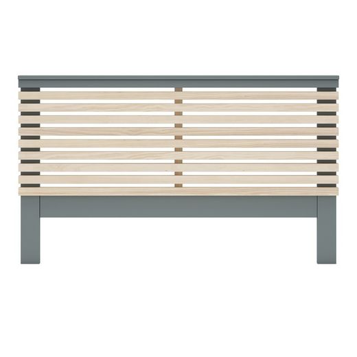 Testiera, 163 x 5 x 100 cm, in legno di pino verde e naturale | Collezione Estefania