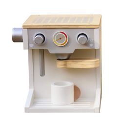 Caffettiera giocattolo, 17 x 16 x 14 cm, in legno naturale | Collezione Coffe Caprizze