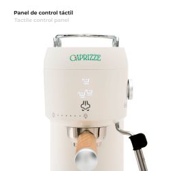 Cafetera Express Kai 1400W 20 Bares con Vaporizador y Espumador USB