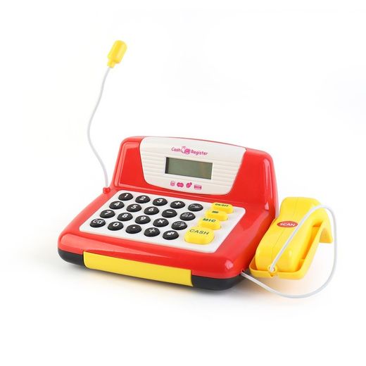 Cassettiera giocattolo, 25 x 11 x 16 cm, in polietilene rosso | Collezione Cash Register