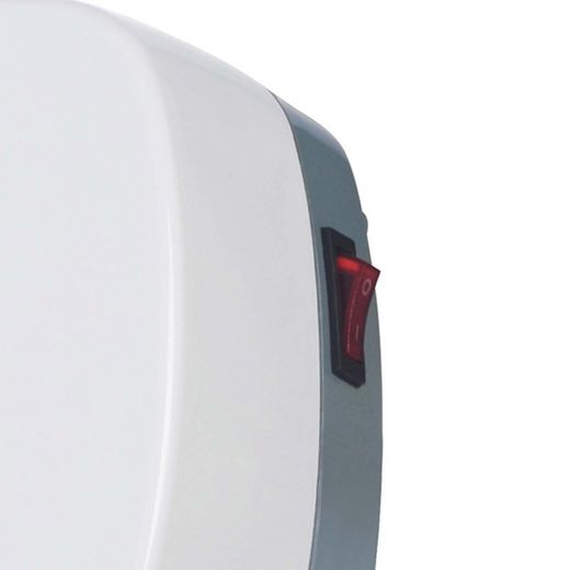 Calefactor cerámico de pared 2000 W, 45 x 18 x 11 cm, de pvc en blanco | Colección Ceramic