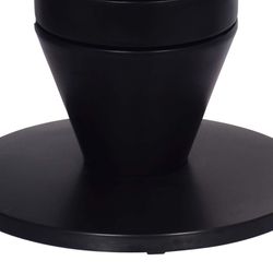 Calefactor cerámico oscilante 2000 W, 12 x 12 x 53 cm, de pvc en negro | Colección Swing Black