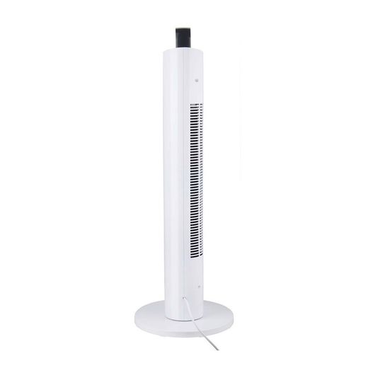 Calefactor cerámico oscilante 2000 W, 31 x 31 x 89 cm, de pvc en blanco | Colección Touch Screen