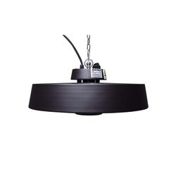 Riscaldatore a infrarossi da appendere per interni ed esterni 2000 W, 48,5 x 48,5 x 21,6 cm, in alluminio nero | Collezione Top Design