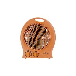 Calefactor eléctrico, 23 x 14 x 27 cm, de abs en naranja |Colección Handy