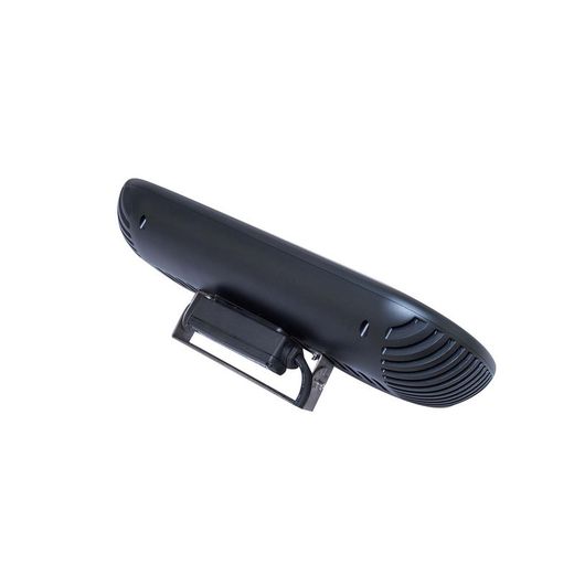 Riscaldatore elettrico a infrarossi per esterni, da soffitto o parete 2000 W, 46 x 19 x 7,5 cm, in metallo nero | Collezione Top Design