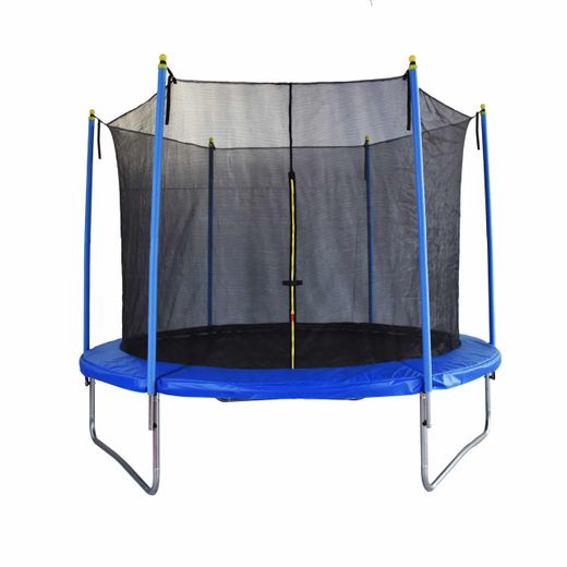 Cama elástica infantil con red de seguridad Ø244 cm, 80 kg, exterior