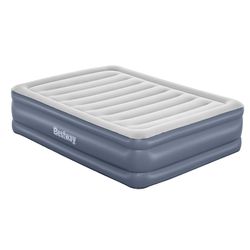 Lit Gonflable Bestway Tritech Double 203x152x51 cm avec Renfort Périmétral
