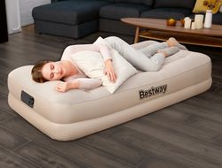 Colchão Inflável Bestway Tritech Individual 191x97x42 cm com Bomba Integrada