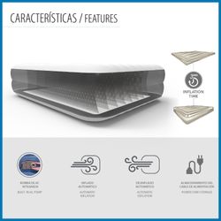 Matelas gonflable Bestway Tritech individuel 191x97x46 cm avec bordure renforcée