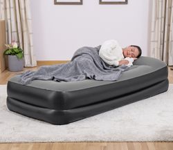 Cama Inflável Bestway Tritech Individual 191x97x46 cm Cinza