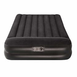 Materasso Gonfiabile Doppio Raised Height 203x152x46 cm con Pompa Integrata