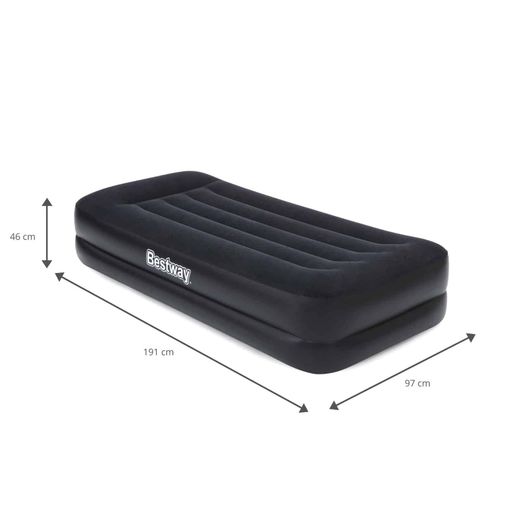 Cama Inflável Individual Bestway 191x97x46 cm com Inflador Integrado