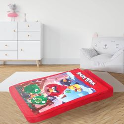 Cama Inflável Infantil Bestway Angry Birds 132x76 cm
