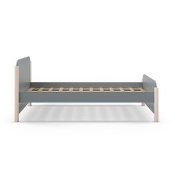 Letto singolo, 199 x 107,2 x 70 cm, in legno verde | Collezione Enola