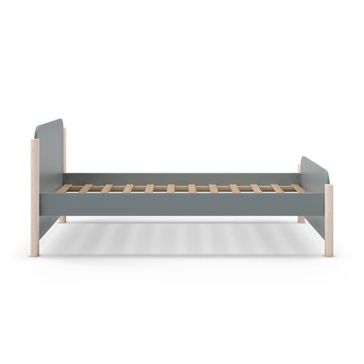 Letto singolo, 199 x 107,2 x 70 cm, in legno verde | Collezione Enola