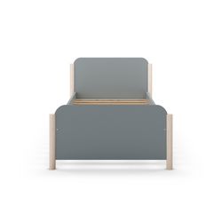 Letto singolo, 199 x 107,2 x 70 cm, in legno verde | Collezione Enola