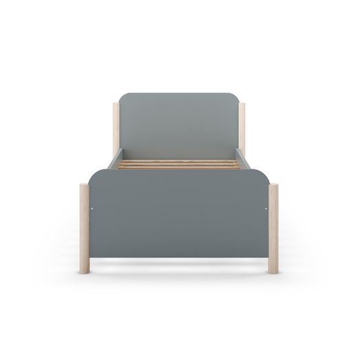 Letto singolo, 199 x 107,2 x 70 cm, in legno verde | Collezione Enola