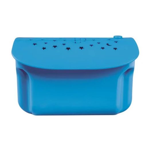 Cama Infantil Hinchable Flocada Bestway 67496 Azul 132x76x46 cm con Proyector
