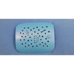 Cama Infantil Hinchable Flocada Bestway 67496 Azul 132x76x46 cm con Proyector