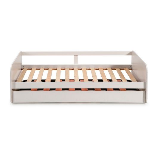 Cama nido, 195,2 x 105 x 62 cm, de madera en blanco  | Colección Redona
