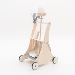 Carrito de limpieza Montessori Robincool para niños +1 año, madera ecológica