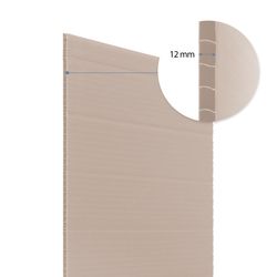 Caseta de resina Alessia A 3,57 m² con suelo y ventanas beige