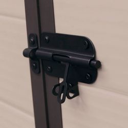 Resinenshütte Stella 1,34 m² mit klappbarer Tür und seitlichem Fenster