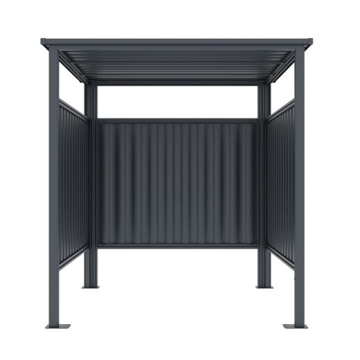Caseta Metálica Cobertizo Gardiun Samara 3,60 m² en Acero Galvanizado 0.40 mm – Garaje para Moto, Bicicletas y Cubos de Basura, Resistente y Duradero