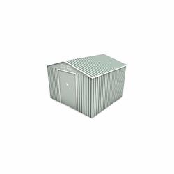 Caseta Metálica Gardiun Devon 7,06 m² - 277x255x202 cm, Acero Galvanizado 0.25 mm, Color Verde, Ideal para Jardín y Almacenamiento Exterior