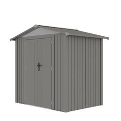 Caseta Metálica Gardiun Grunewald 4,03 m² Exterior 240x168x220 cm en Acero con Ventana Lateral y Puerta Doble 106x178 cm – Ideal para Jardín y Uso Exterior