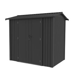 Caseta Metálica Gardiun Spree 4,1 m² Exterior 232x176x212 cm - Estructura de Acero con Ventana Lateral y Puerta Doble 106x178 cm, Ideal para Jardín y Uso Exterior