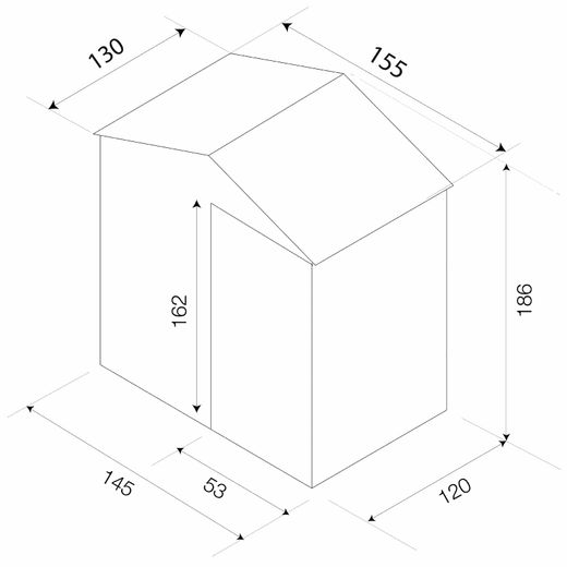 Caseta Metálica Milton Gardiun 2 m² con Puerta Deslizante, Acero Galvanizado, Color Verde – Ideal para Jardín y Almacenamiento Exterior