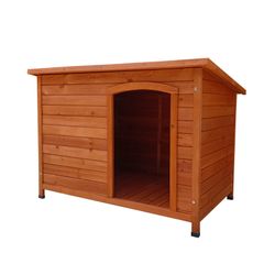 Caseta para Perro Pequeño Gardiun Sugar 85x58x58 cm con Tejado a 1 Agua y Cubierta Asfáltica, Diseño Resistente y Protección Climática Ideal para Mascotas