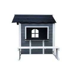 Casa per bambini, 116 x 138 x 132,5 cm, in legno di pino multicolore | Collezione Chloe